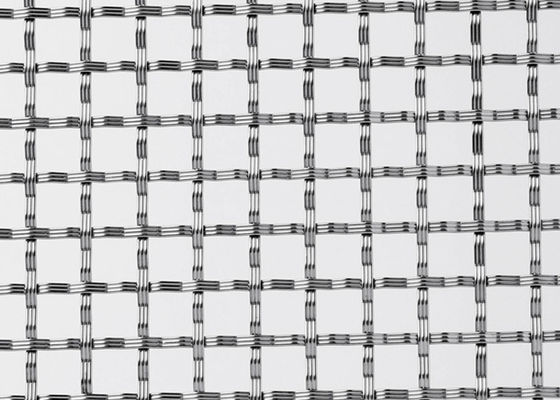 SS304 Double Crimped Wire Mesh 2mm Thickness