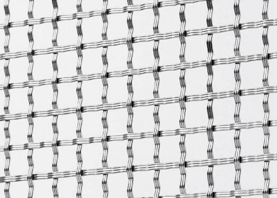 SS304 Double Crimped Wire Mesh 2mm Thickness