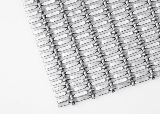 Titanium Plating 5mm Woven Metal Mesh Fabric 15m Decorative Metal Room Dividers