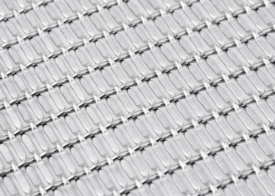 Titanium Plating 5mm Woven Metal Mesh Fabric 15m Decorative Metal Room Dividers