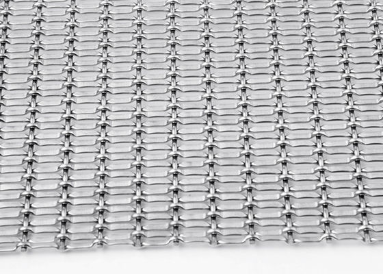 Titanium Plating 5mm Woven Metal Mesh Fabric 15m Decorative Metal Room Dividers