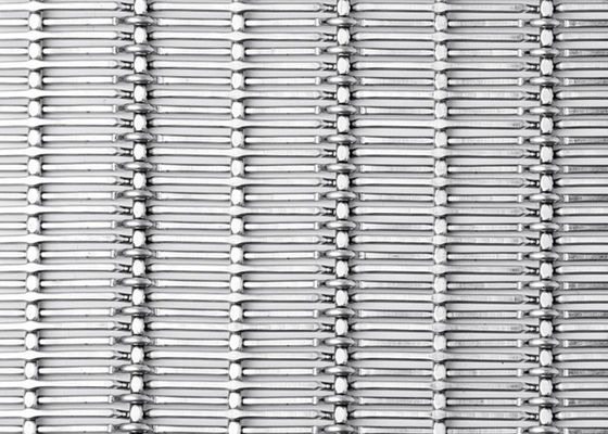Stainless Steel Natural Colour Decorative Cabinetry And Stains For Architectural Woven Wire Mesh