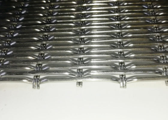 SS Weave Metal Decorative Interior Furniture And Screen For Architectural Woven Wire Mesh