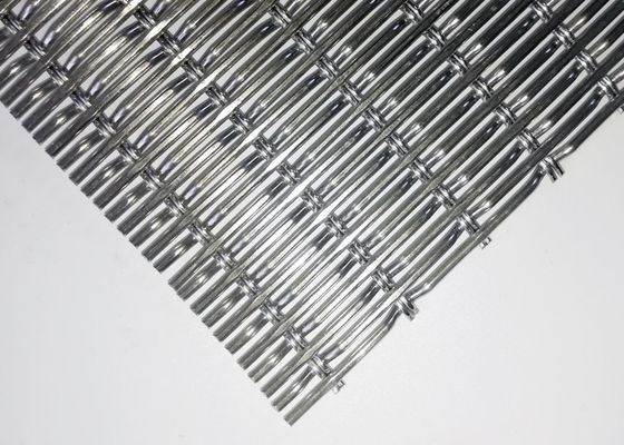 SS Weave Metal Decorative Interior Furniture And Screen For Architectural Woven Wire Mesh