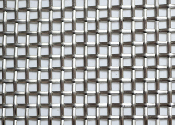 1.8mm Half Round Decorative Metal Mesh Screen For Windows 3.36kgs/m2