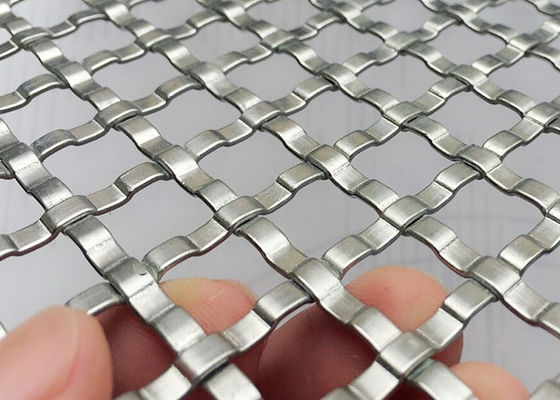 310 Stainless Steel Decorative Metal Grid Panels Antirust Cotton Ginning