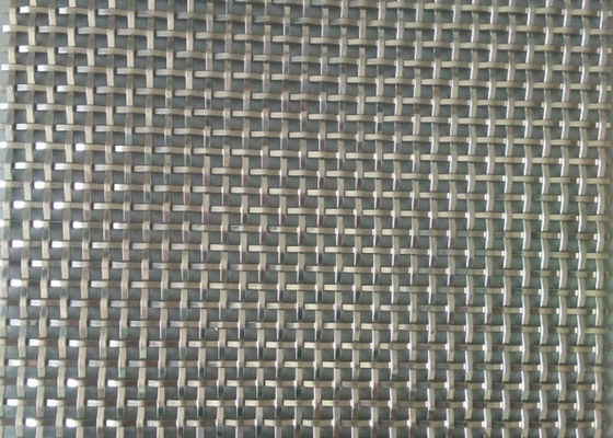 Rigid Weave 4m Stainless Steel Decorative Wire Mesh For Cabinets Natural Colour