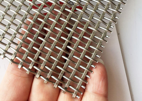 10ft Bending Plain Weave Wire Mesh Antiwear Stainless Steel Facade Cladding