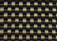 Antique Brass Architectural Metal Mesh Screen Decoration Facade Smooth Surface