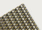 2m Brass Woven Architectural Metal Mesh Decoration Metal Cladding Corrosion Resistant