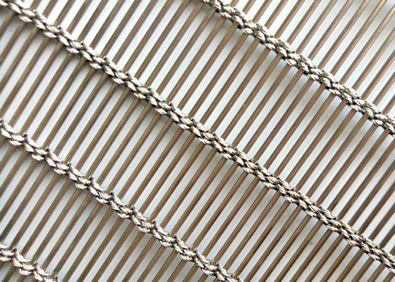 Weave Galavanized Stainless Steel Architectural Mesh Curtains SGS