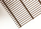 Rose Gold 10ft Stainless Steel Grill Mesh Curtain Plain Weave Nano Coating