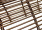 Rose Gold 10ft Stainless Steel Grill Mesh Curtain Plain Weave Nano Coating