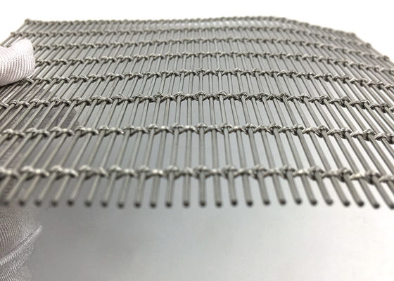 Plain Weave Stainless Steel Architectural Mesh 2.6kg/M2 For Stair Railing Systems