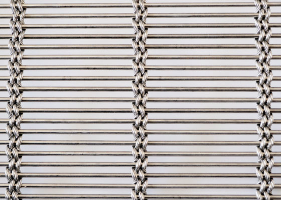 ISO9001 Plain Woven Wire Mesh Lightweight SS430 Decorative Metal Mesh Sheets