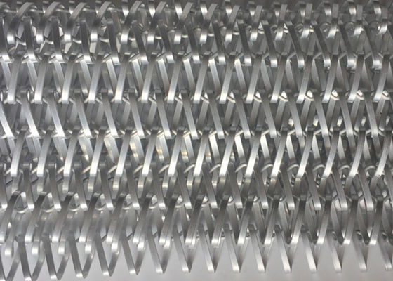 9mm 4m Aluminum Spiral Wire Mesh Antioxidation