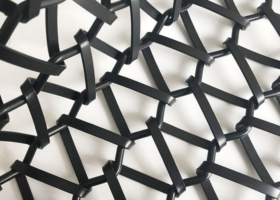 0.5mm-2.0mm Wire Diameter Spiral Wire Mesh With SGS Certificate / Width 0.5m-2.0m