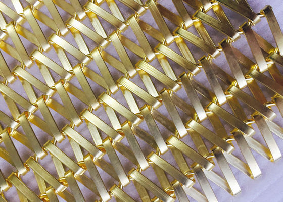 Annealing Copper Spiral Wire Mesh Belt 10mm