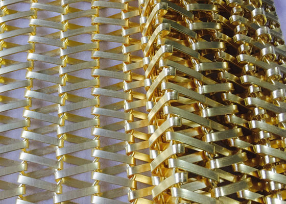 Annealing Copper Spiral Wire Mesh Belt 10mm