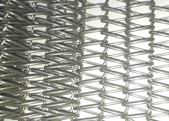 Versatile Metal Spiral Mesh Facade Decoration For Industrial