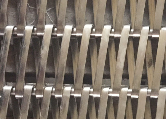 20ft Complicated Stainless Steel Spiral Wire Mesh For Solar Shading