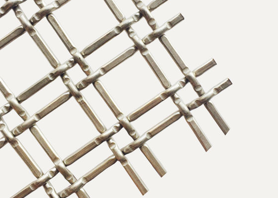 4''×4'' 13ft Crimped Brass Double Wire Mesh Decorative Fence ISO9000