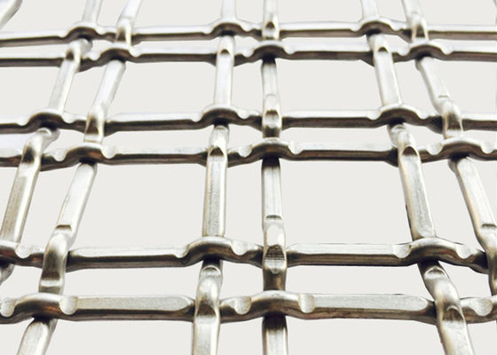 4''×4'' 13ft Crimped Brass Double Wire Mesh Decorative Fence ISO9000