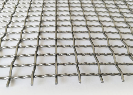 Crimp Interior Woven Metal Mesh Building Facade Stainless Steel