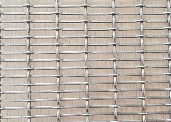 Crimp Decorative Plain Weave Metal Mesh SS316 Antacid With Solid Structure
