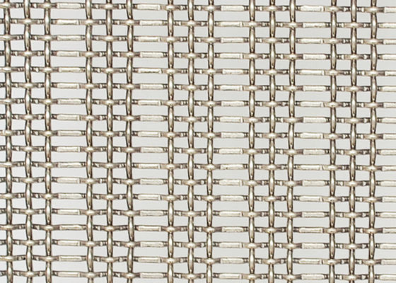 SUS 302 Stainless Steel Lock Crimp Wire Mesh 36m For Room Divider