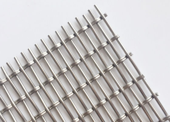 4.2mm Knitting Lock Crimp Wire Mesh Cupboard Decorative Partitions Facade