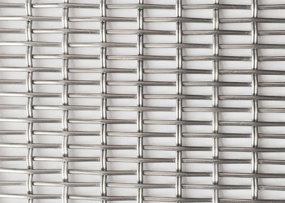 4.2mm Knitting Lock Crimp Wire Mesh Cupboard Decorative Partitions Facade
