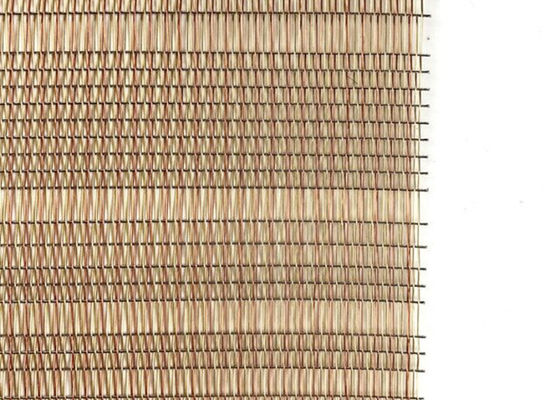 Stainless Steel Woven Wire Mesh Laminated Glass With Metal Mesh Interlayer