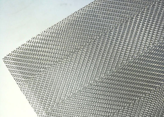 0.3mm Thick 120m Glass Laminated Interior Wire Mesh SGS Plain Woven