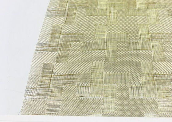 120m Twill Woven Glass Laminated Wire Mesh Architectural Facade Cladding