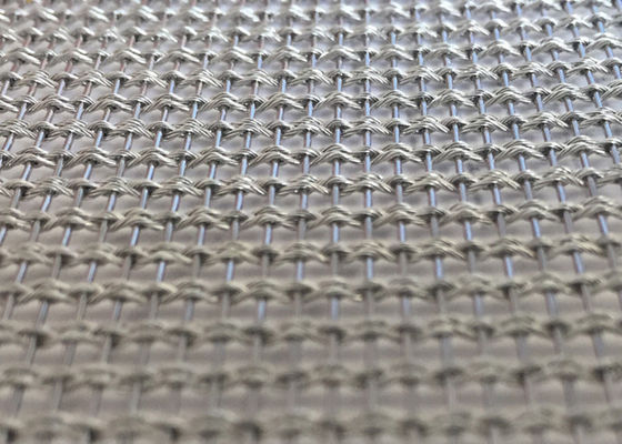 Flexible Recycled Glass Laminated Wire Mesh 0.05 Inch Antiwear