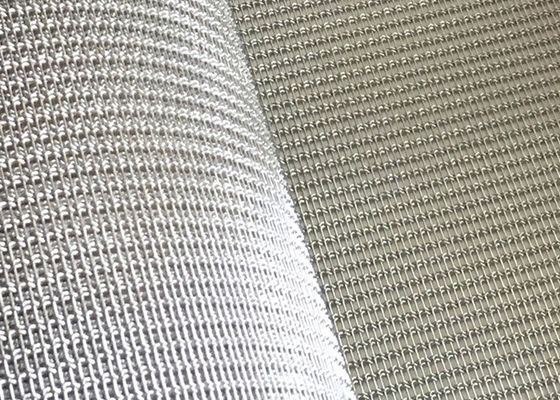 Flexible Recycled Glass Laminated Wire Mesh 0.05 Inch Antiwear