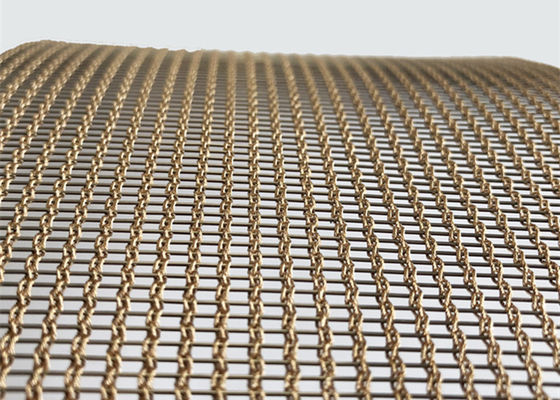 SHUOLONG Woven Copper Glass Laminated Wire Mesh Lightweight Heat Resistance