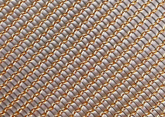 SHUOLONG Woven Copper Glass Laminated Wire Mesh Lightweight Heat Resistance