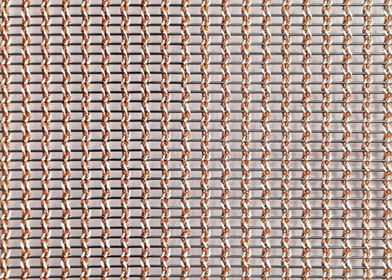 SHUOLONG Woven Copper Glass Laminated Wire Mesh Lightweight Heat Resistance