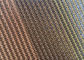 Bronze 1.5mm 4m Laminated Glass Wire Mesh PVD Metal Woven Copper Mesh Fabric