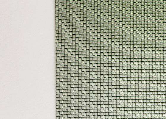 Luxury Decorative Acrylic Glass Laminated Wire Mesh Fabric 0.6mm Thickness