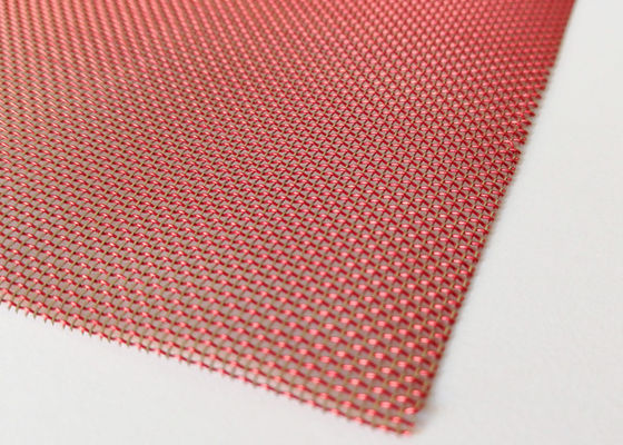 2.5m 304 Stainless Steel Glass Laminated Wire Mesh PVD For Luxury Decorative