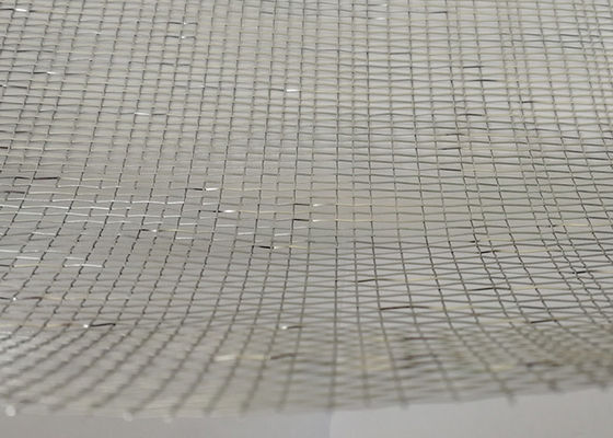 Copper Woven Glass Laminated Wire Mesh Oil Free 2.5m SGS