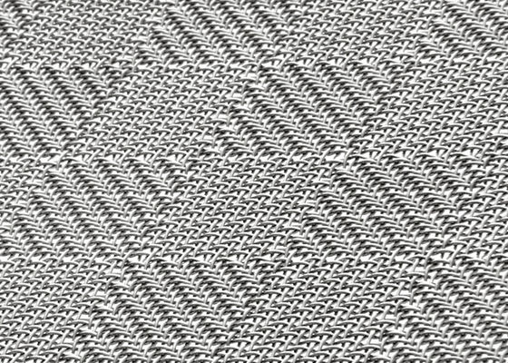ISO9000 1.2mm Glass Laminated Wire Mesh For Door And Ceiling