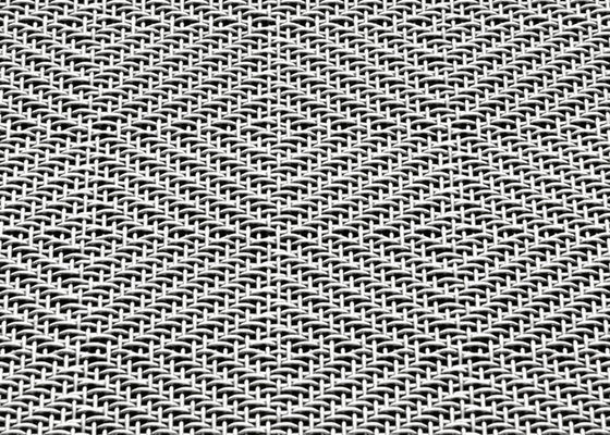 ISO9000 1.2mm Glass Laminated Wire Mesh For Door And Ceiling