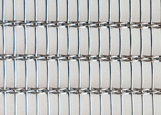 SS304 Glass Interlayer Interior Wire Mesh Decorative Design 1.2mm