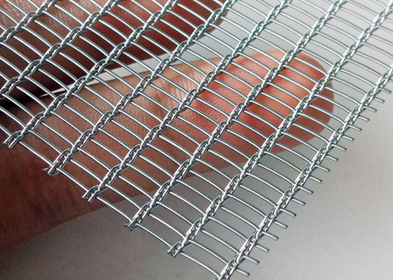 SS304 Glass Interlayer Interior Wire Mesh Decorative Design 1.2mm