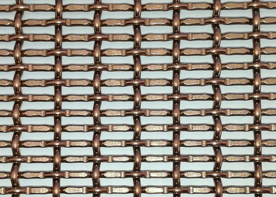 SHUOLONG 3.2mm Architectural Metal Screens Decorative Ceiling Mesh Antishock
