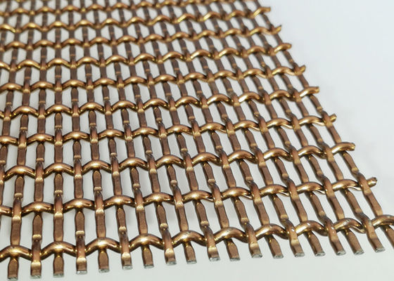 SHUOLONG 3.2mm Architectural Metal Screens Decorative Ceiling Mesh Antishock